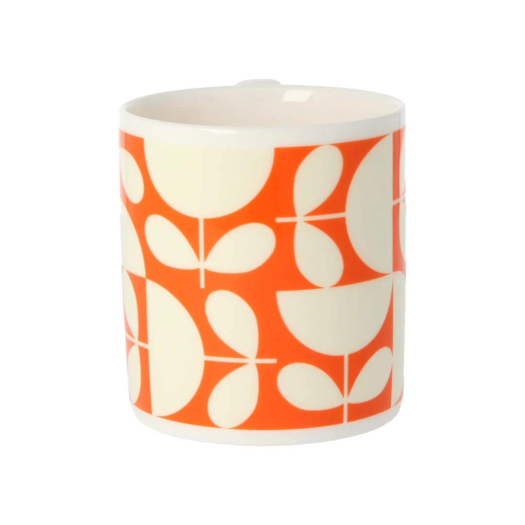 Orla Kiely Orange Patchwork Print Mug