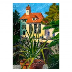 Meryl Watts - The Chantry, Portmeirion Mounted Print A3 Meryl Watts - The Chantry, Portmeirion Mounted Print A3