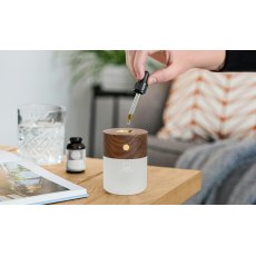 Gingko Smart Diffuser Lamp - Walnut