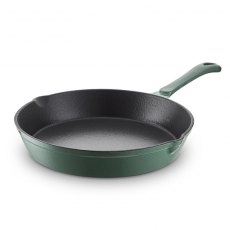 Tower Foundry 26cm Cast Iron Fry Pan Green