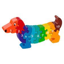 Lanka Kade Dog 1-10 Wooden Jigsaw