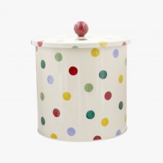 Emma Bridgewater Polka Dot Biscuit Barrel With Chocolate Chip Cookies 480g