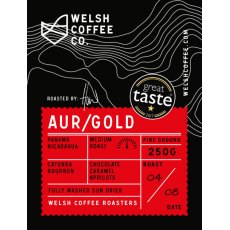 Welsh Coffee Co. Gold Whole Bean Coffee 250g
