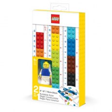 Lego 2.0 Convertible Ruler With MiniFigure