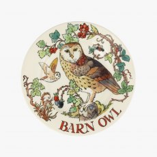 Emma Bridgewater In The Woods Barn Owl 8.5 Inch Plate