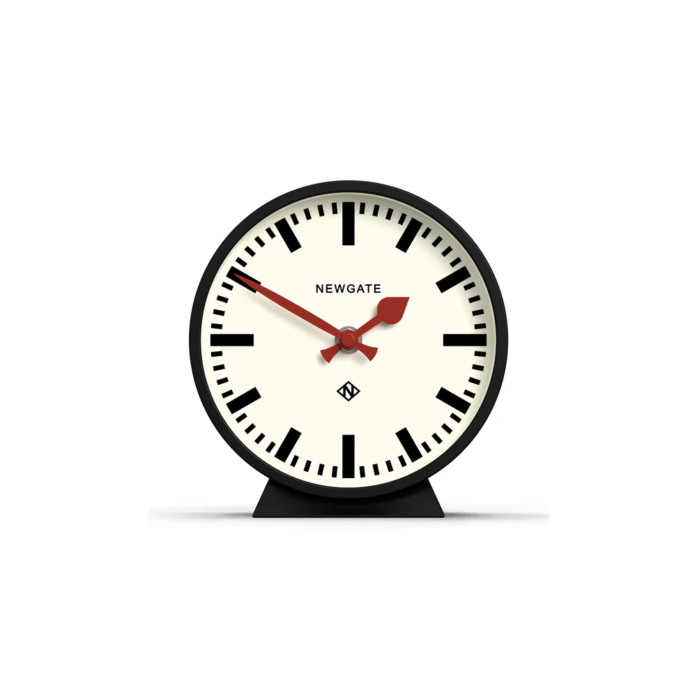 Newgate M Mantle Railway Clock | Black