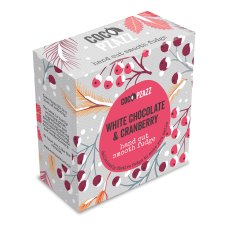 Coco Pzazz White Chocolate & Cranberry Fudge 150g