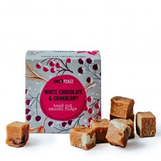 Coco Pzazz White Chocolate & Cranberry Fudge 150g