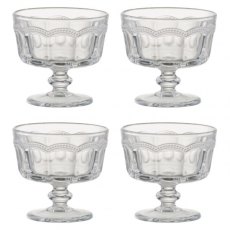 Artland Pearl Ridge Mini Trifle Bowls Set of 4 Artland Pearl Ridge Mini Trifle Bowls Set of 4