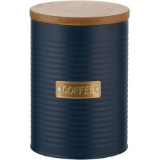 Typhoon Otto Navy Coffee Storage Tin