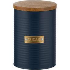 Typhoon Otto Navy Sugar Storage Tin