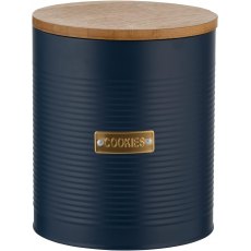 Otto Navy Cookie Storage Tin