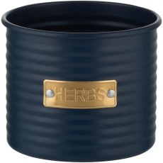 Otto Navy Herb Pot