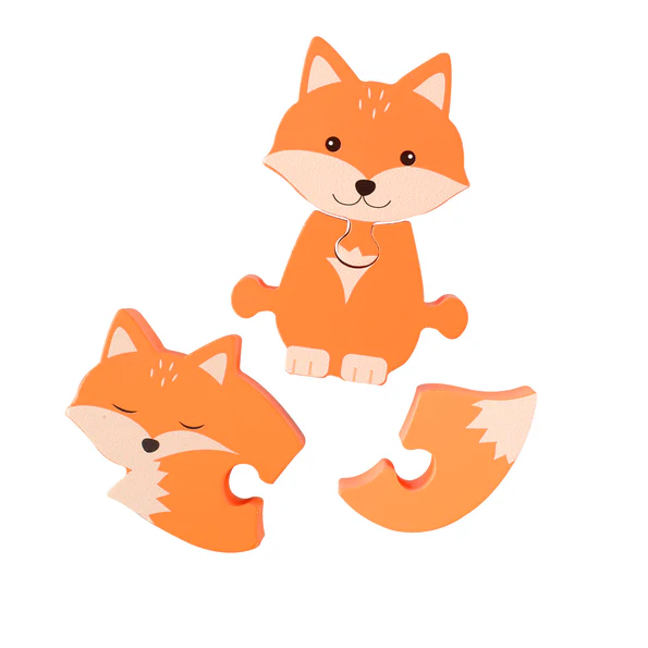 Orange Tree Toys Fox Wooden Puzzle