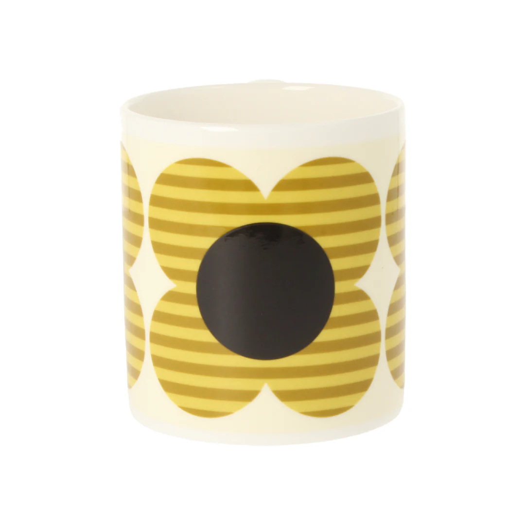 Orla Kiely Striped Flower Yellow Mug