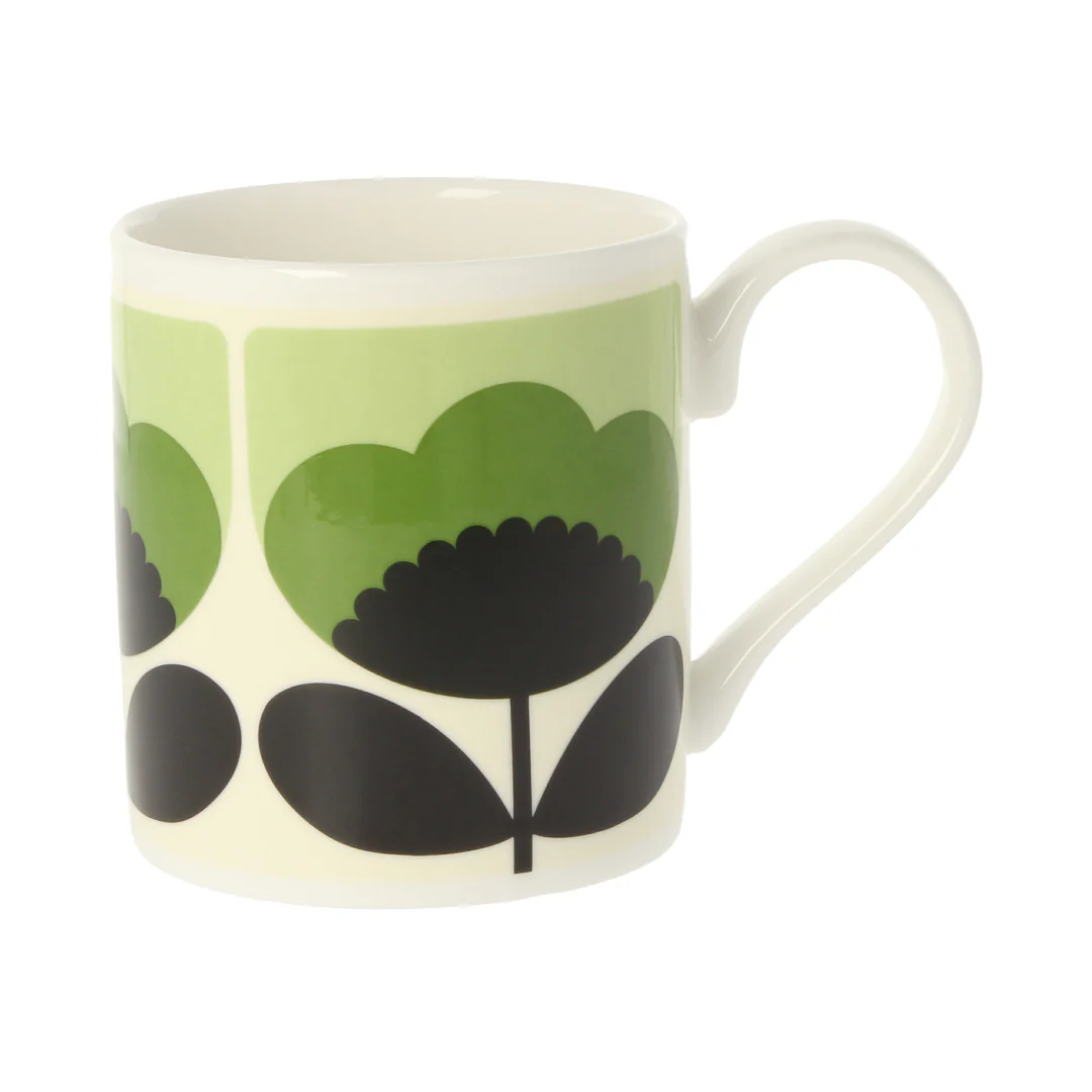 Orla Kiely Spring Bloom Green Mug