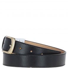 Ashwood Leather Ladies Leather Belt 3cm - Black