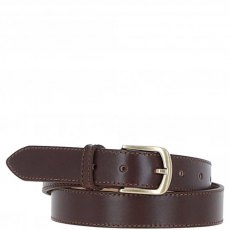 Ashwood Leather Ladies Leather Belt 3cm - Brown