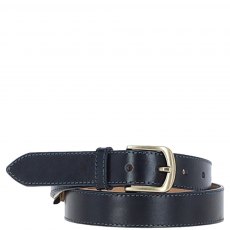 Ashwood Leather Ladies Leather Belt 3cm - Navy LB303