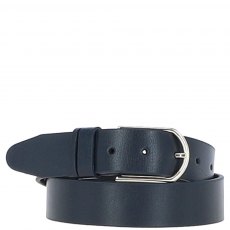 Ashwood Leather Ladies Leather Belt 3.5cm - Navy LB301