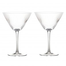 Anton Studio Designs Empire Cocktail Martini Glasses Set of 2 Anton Studio Designs Empire Cocktail Martini Glasses Set of 2