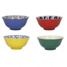 KitchenCraft Bowls Set of 4 - World Of Flavours KitchenCraft Bowls Set of 4 - World Of Flavours