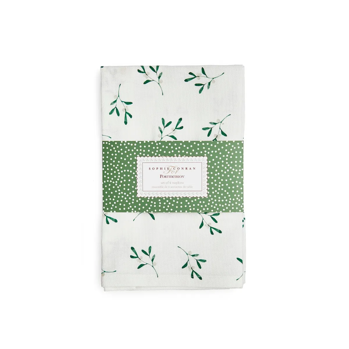 Sophie Conran Mistletoe Set of 2 Napkins Sophie Conran Mistletoe Set of 2 Napkins