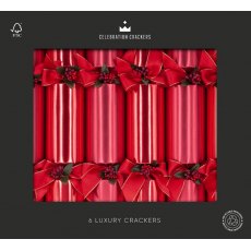 Crimson Christmas 13'' Luxury Christmas Cracker (6 Pack)