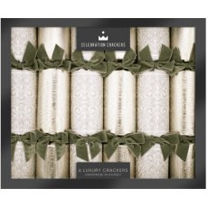 Delicate Delight 13'' Luxury Handmade Christmas Crackers (6 Pack)