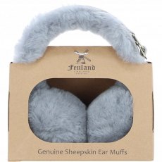 Fenland Kids Sheepskin Ear Muffs Grey
