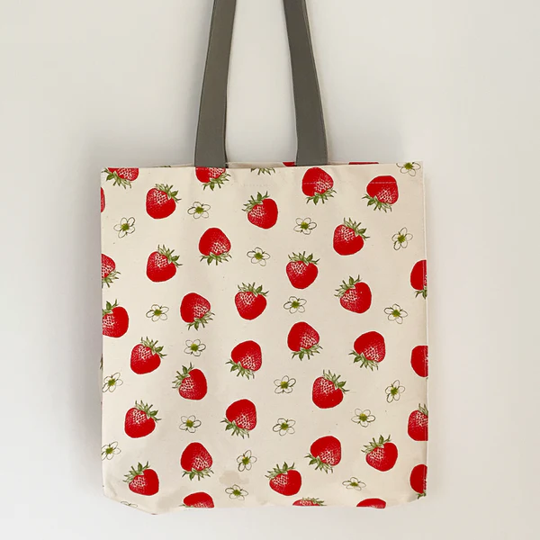 Thornback & Peel Strawberries Tote Bag