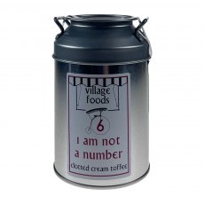 Prisoner I Am Not A Number Small Churn Tin Clotted Cream Toffee 150g