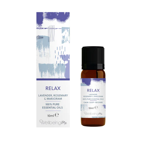 WellbeingMe Relax Essential Oil Lavender, Rosemary & Marojam 10ml