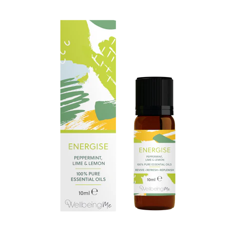 WellbeingMe Energise Essential Oil Peppermint, Lime & Lemon 10ml