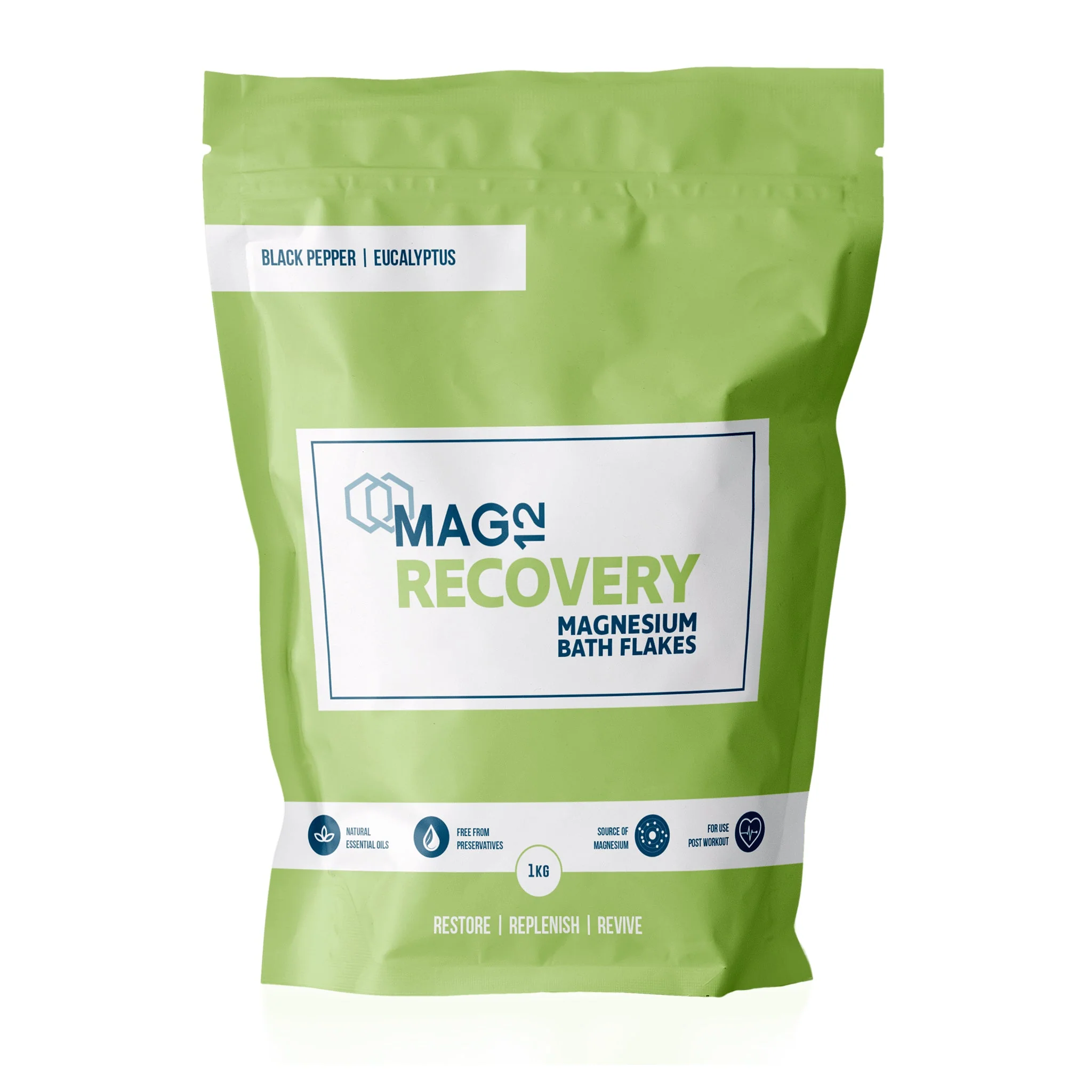MAG12 Recovery Magnesium Bath Flakes 1kg