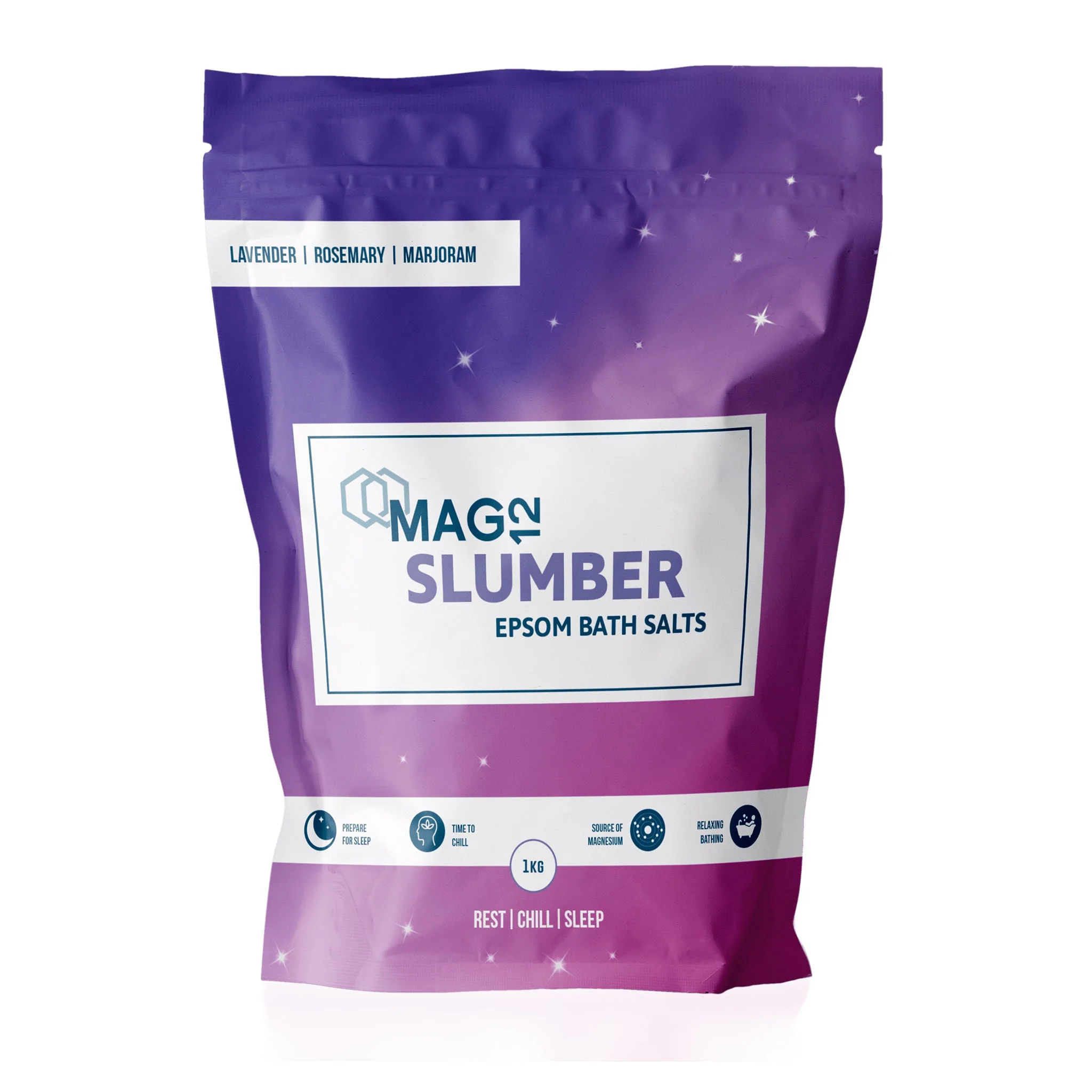 MAG12 Slumber Epsom Bath Salts 1kg