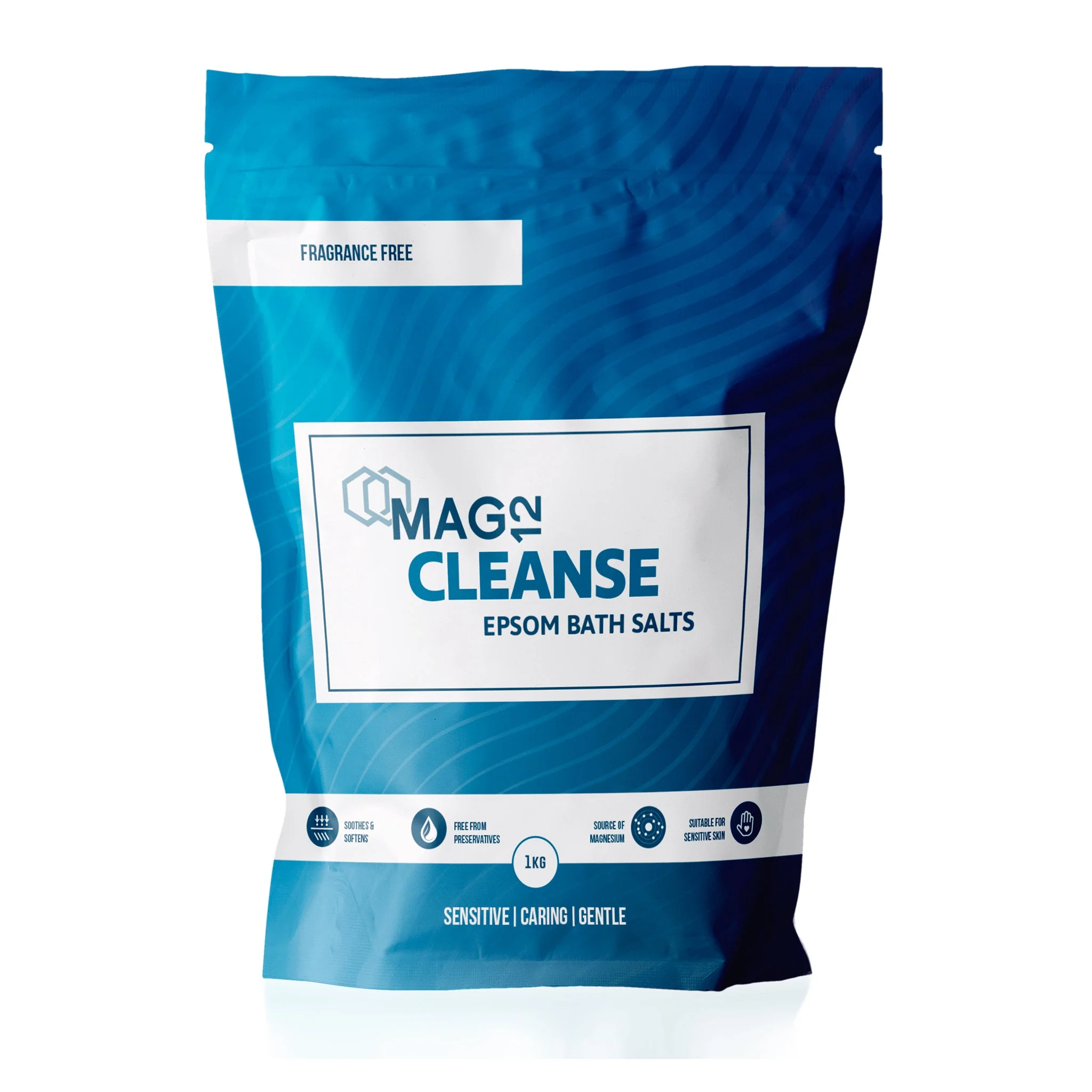 MAG12 Cleanse Epsom Bath Salts 1kg