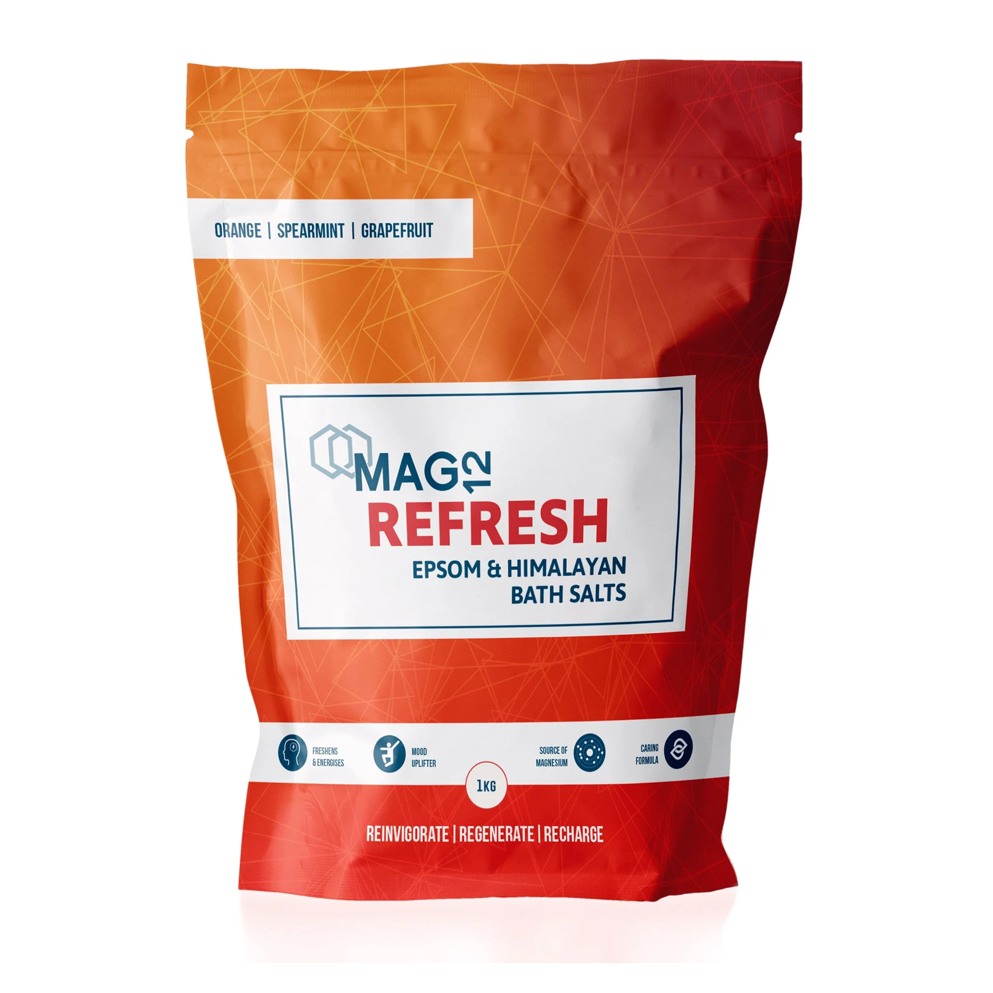 MAG12 Refresh Epsom Bath Salts 1kg