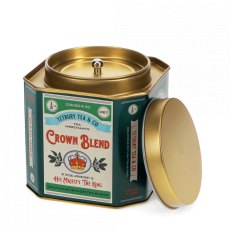 Metal Tea Caddy Crown Blend