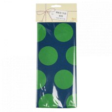 Rex London Tissue Paper - Spotlight Green on Blue (10 sheets)