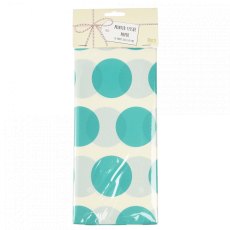 Rex London Tissue Paper - Spotlight Turquoise On White  (10 sheets)