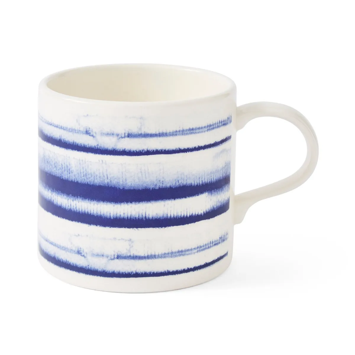 Mug Meirion Horizontal Stripes Mug - Blue & White