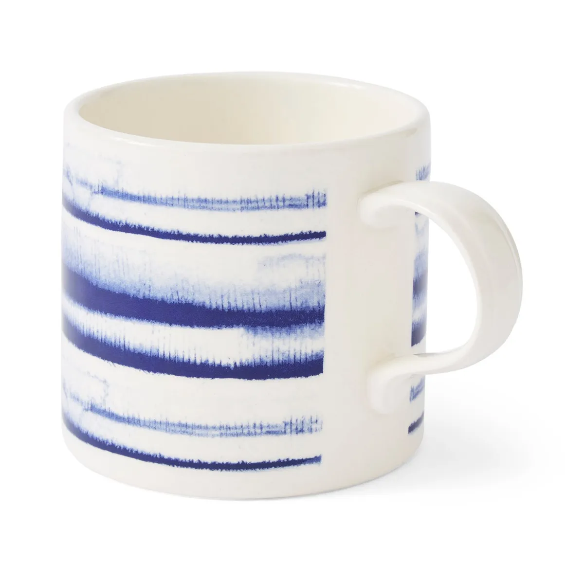 Mug Meirion Horizontal Stripes Mug - Blue & White