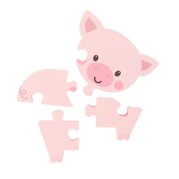 Orange Tree Toys Pig Wooden Puzzle