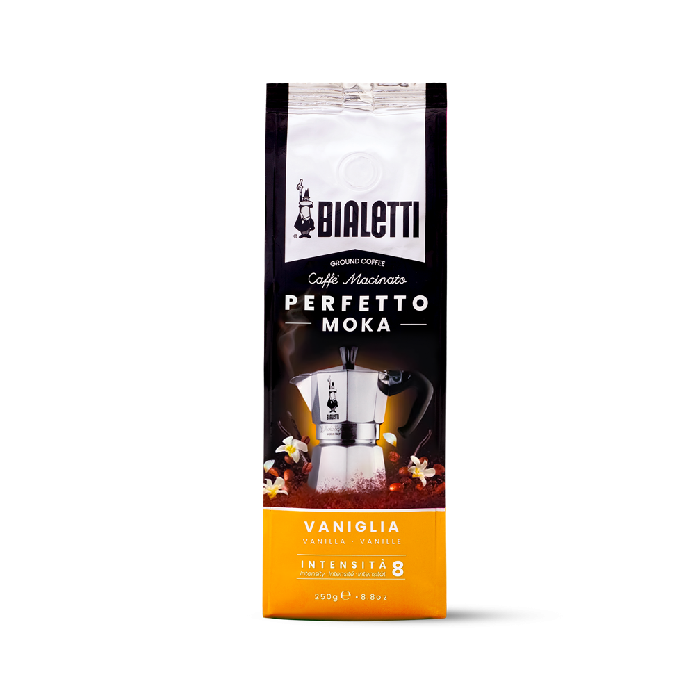 Bialetti Perfetto Moka Vanilla Ground Coffee 250g