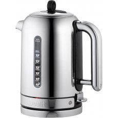Dualit Classic Kettle | Polished Stainless Steel with Black Trim