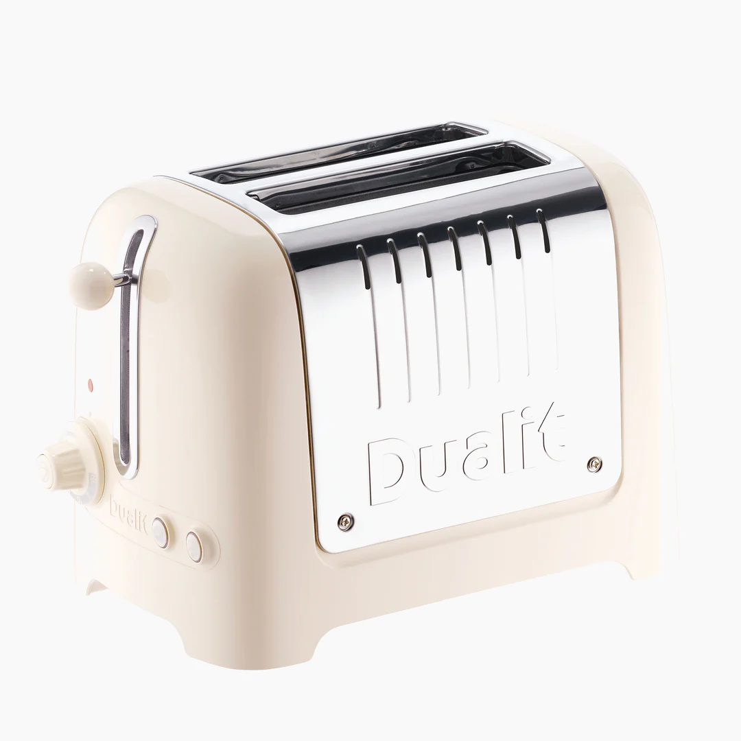Dualit 2 Slice Lite Toaster | Canvas White