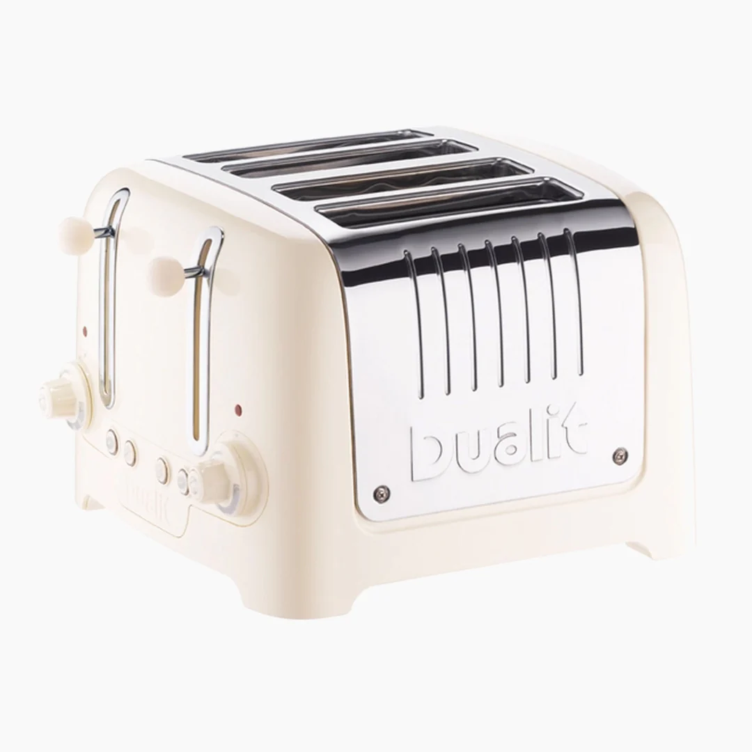 Dualit 4 Slice Lite Toaster | Canvas White