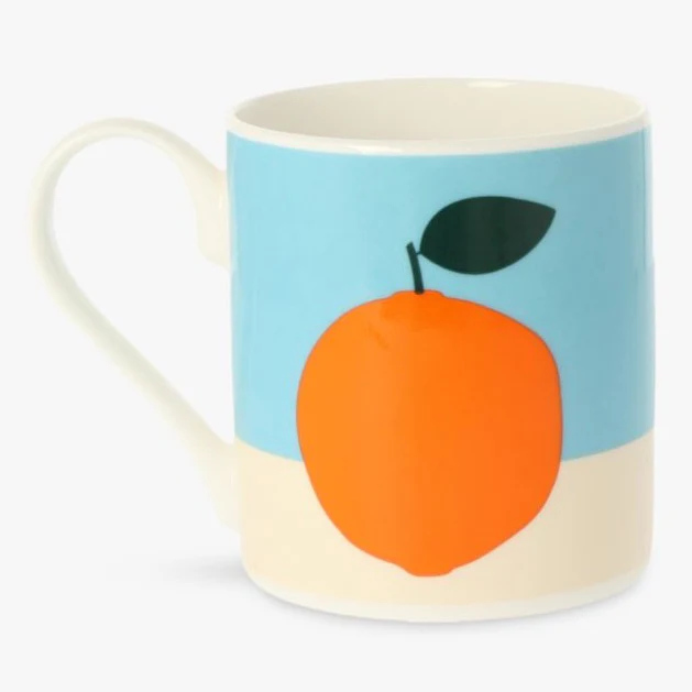 East End Prints Orange Mug