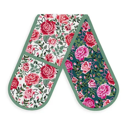 Cath Kidston Dolly Rose Double Oven Glove